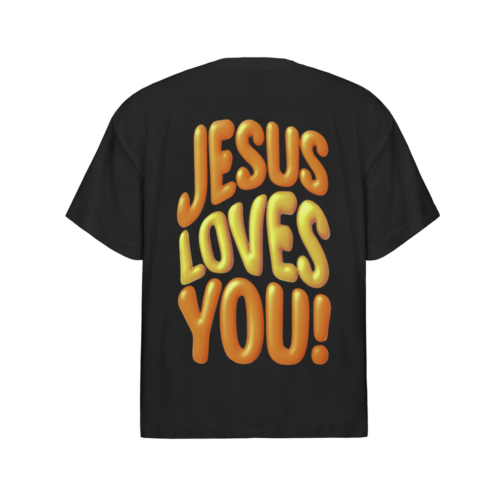 Jesus Loves You (Orange) T Shirt