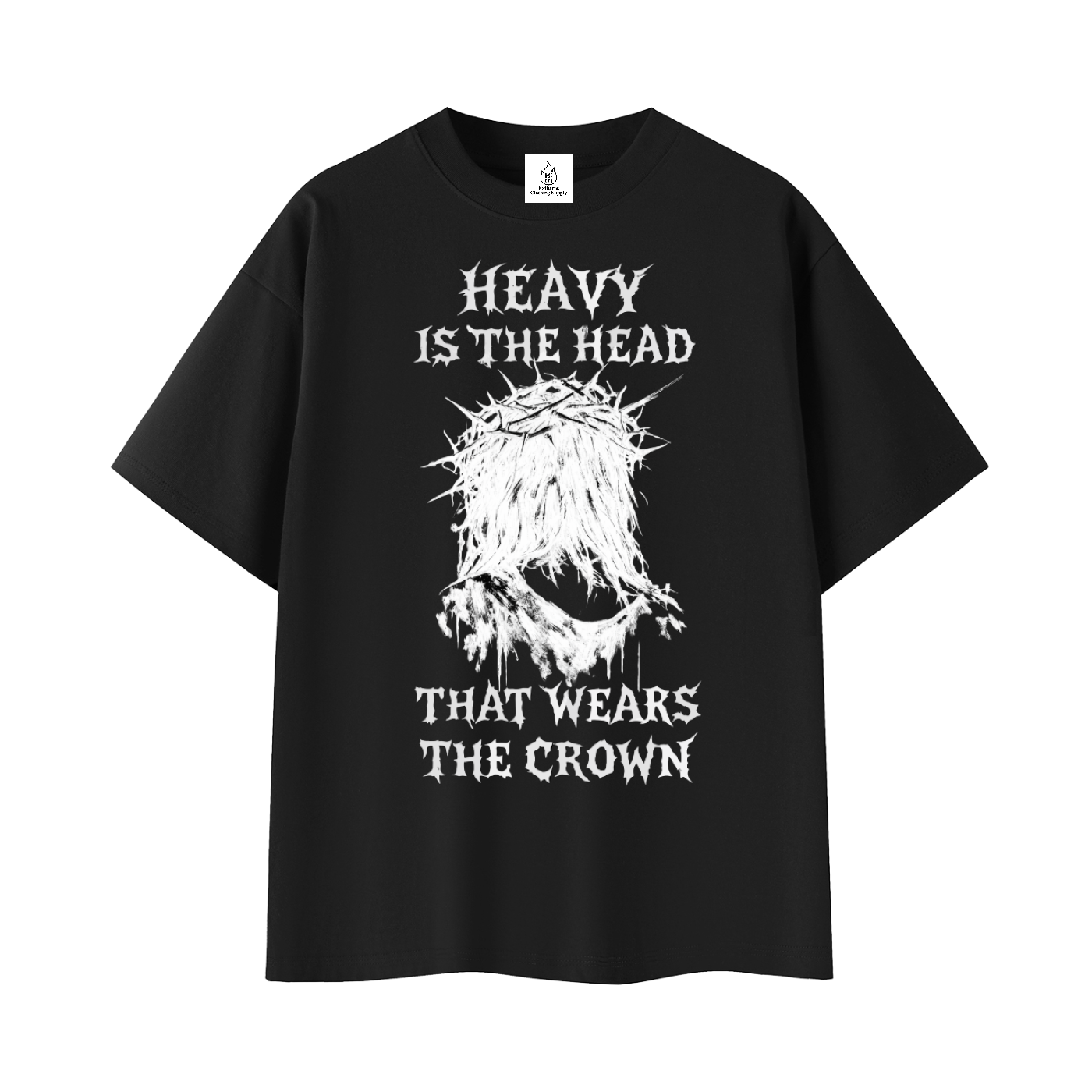 Crown of Thorns (White Text) T Shirt