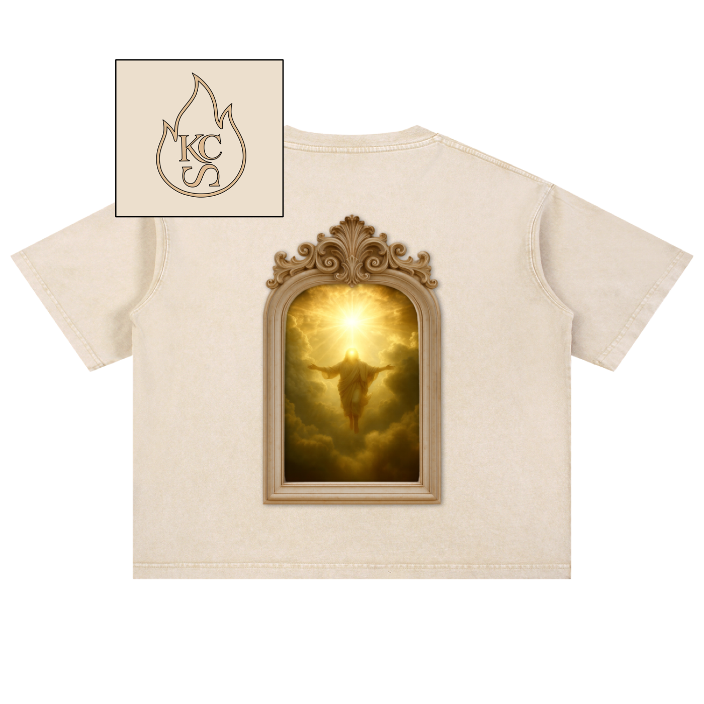 Revelation (Mineral Wash) Boxy Fit T Shirt