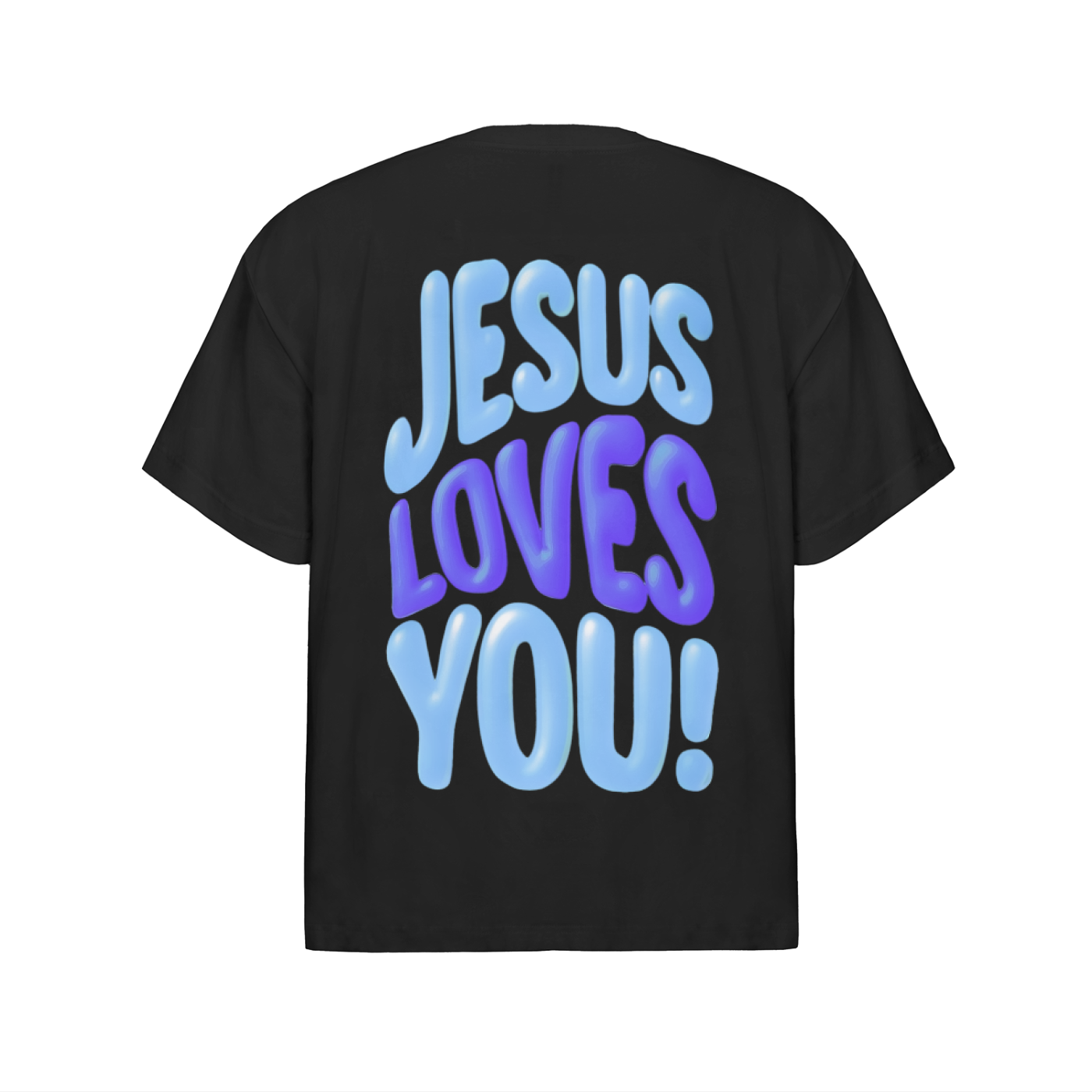 Jesus Loves You (Blue) T Shirt